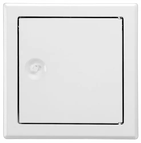 Revisionstür Stahlblech weiß 40 x 60 cm mit Vierkantverschluss - Gipsfaserplatten – verzinktes Stahlblech pulverbeschichtet in Weiß, ideal für einen sauberen Abschluss und einfache Montage in Wand oder Decke.