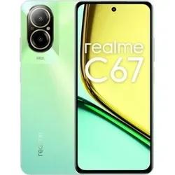 Realme C67 8GB/256GB - Leistungsstarkes Smartphone in Grün - Handy ohne Vertrag mit 108 MP Kamera, 5000 mAh Akku und 90 Hz Display für ein erstklassiges Nutzererlebnis. Ideal für Fotografie und Gaming!