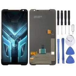 Asus ROG Phone 3 ZS661KS Display Full OLED LCD Einheit - Einbauteile: Hochwertiges Full OLED LCD + Touch Screen für ASUS ROG Phone 3, ideal für DIY-Reparaturen. Sparen Sie Kosten und bringen Sie Ihr Handy schnell wieder zum Laufen!
