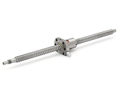 Kugelumlaufspindel SFU1204-DM 635mm für CNC-Maschinen - Hochpräzise Kugelumlaufspindel SFU1204-DM 635mm für CNC-Maschinen. Ideal für Automatisierungseinrichtungen, bietet hohe Steigungsgenauigkeit und weniger Reibung. Zubehör separat erhältlich.