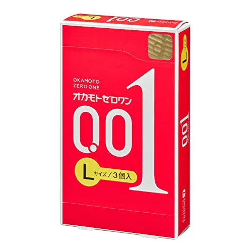 Okamaoto Condoms Zero One L size 0.01mm 3Pieces