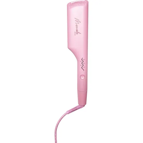 Mermade The Double Waver Pink Welleneisen - Lockenstab mit innovativem Doppelkörperdesign für traumhafte Wellen, schützt das Haar dank Ionen-Keramikplatten und bietet Profiqualität in einem ultraleichten, kompakten Design.