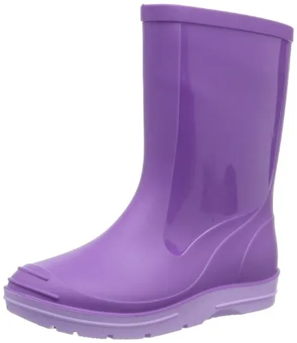 Beck Unisex Kinder Basic 486 Gummistiefel, Violett, 27 EU - Gummistiefel aus Kunstleder und PU Textil, wasserfest und ideal für nasse Abenteuer im Freien.
