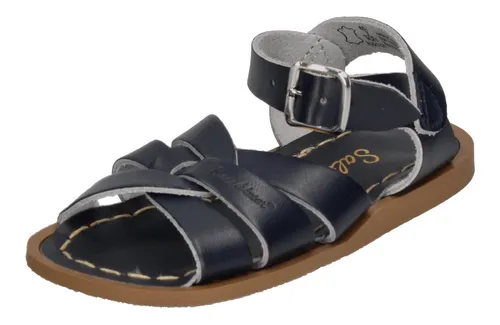 Salt Water Original Kleinkind-Sandalen aus Leder, Marineblau, 5 Toddler - Wanderschuhe für Kleinkinder, aus hochwertigem Leder gefertigt, bieten Komfort und Halt beim Spielen und Entdecken.