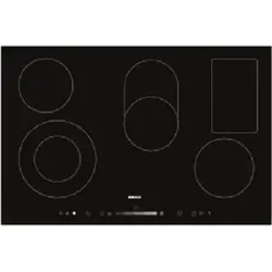 Beko HIC 85502 TX Glaskeramik Kochfeld - Kochfeld mit 5 Zonen und Booster-Funktion für schnelles Vorheizen. Die praktische Warmhaltezone und Slide Touch Sensortasten bieten Komfort und Sicherheit in der Küche.