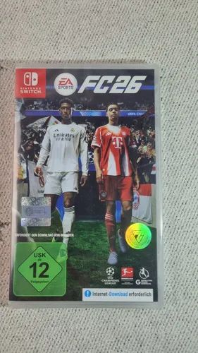 EA Sports FC 26 für Nintendo Switch - Fussballspiel für Nintendo Switch mit Online-Clubs Modus für bis zu 11 Spieler und lokalem Koop-Modus für 4 Spieler. Erlebe spannende Wettkämpfe mit deinen Lieblingsteams!