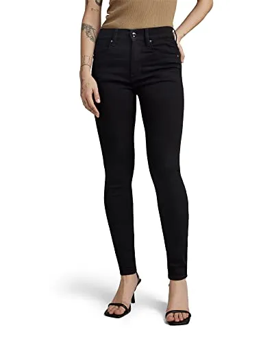 G-STAR RAW Damen Lhana Skinny Jeans - Jeans mit hohem Bund, eng anliegend und ideal für einen stylishen Look. 5 Taschen und ein formschöner Bund sorgen für Funktionalität und Komfort.