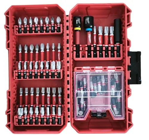 Milwaukee Shockwave Bit Set 75 tlg. - Schlagfestes Impact Duty Set - Werkzeug-Sets mit 75 Teilen, ideal für extreme Anwendungen und hohe Belastungen, perfekt für Profis und DIY-Enthusiasten.