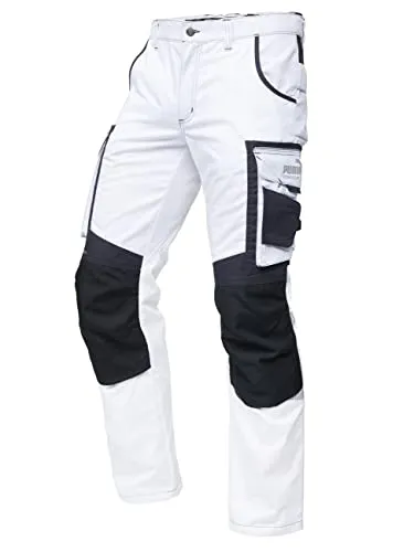PUMA Workwear Precision X Arbeitshose für Herren - Premium Bundhose mit vielen Taschen - Arbeitshosen für Handwerk und Baugewerbe, ausgestattet mit 6 Taschen und verstärkten Kniepartien für optimale Funktionalität und Komfort.