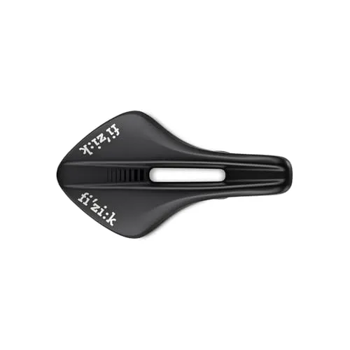 Fizik Transiro Aeris R1 Kurzstrecken-Triathlon-Fahrradsattel - Fahrradsattel mit karbonverstärkter Schale und Carbon-Schienen, bietet optimale Unterstützung in aerodynamischen Positionen und ermöglicht die Integration eines Wasserflaschenhalters.