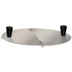 Neumärker Klappdeckel für Hot Dog Wärmer 88-00006-05, Ø 200 mm - Praktischer Klappdeckel für Hot-Dog Wärmer, ermöglicht einfachen Zugriff auf Würstchen mit nur einer Hand. Robuste Edelstahlverarbeitung sorgt für Langlebigkeit und effiziente Nutzung in der Gastronomie.