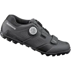 Shimano SH-ME502 Enduro Mountainbikeschuh - Schwarz - Größe 41 - Fahrradschuhe mit 2-Loch-Klickpedal-Kompatibilität für optimalen Halt und effiziente Kraftübertragung. Ideal für anspruchsvolle Mountainbiker.