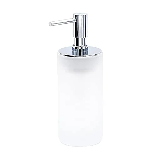 Ridder Seifenspender Victoria semitransparent - Eleganter Seifenspender aus hochwertigem Milchglas, 150 ml Fassungsvermögen – für ein stilvolles Badezimmer und mühelose Seifendosierung.