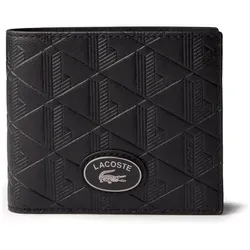 LACOSTE Monogramm Billfold Coin Geldbörse schwarz - Hochwertige LACOSTE Geldbörse mit RFID Blocker für optimalen Schutz, ideal für den Alltag. Stilvolles Monogramm-Design und vielseitige Fächer für Karten und Geld.