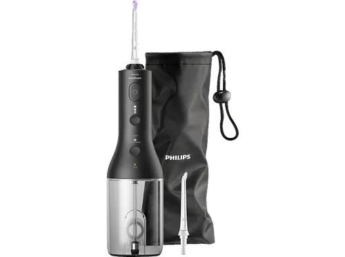 Philips Sonicare Cordless Power Flosser 3000 HX3826/33 - Munddusche mit Quad-Stream-Technologie, gründliche Zahnreinigung in nur 60 Sekunden und bis zu 14 Tage Akkulaufzeit