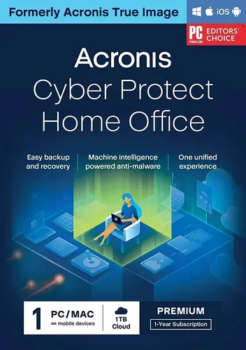 Acronis True Image 2025 Premium - 1 Gerät / 1 Jahr | 1 TB Cloud - Datensicherung & Wiederherstellung – Sichere Ihre Daten zuverlässig mit Acronis True Image 2025 Premium und genießen Sie 1 TB Cloud-Speicher für maximale Flexibilität.