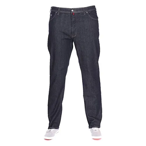 Pierre Cardin 5-Pocket Jeans DUNKELBLAU - Größe 66 - Moderne 5-Pocket Jeans in Dunkelblau, ideal für einen lässigen Look. Hochwertige Verarbeitung und bequemer Sitz für den täglichen Einsatz.