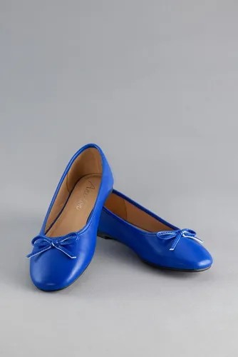 Ballerina, Loafer, Slipper - ANISTON NEUE KOLLEKTION, Gr. 36, royalblau - Ballerina von ANISTON aus hochwertigem Lederimitat, ideal für stilvolle und bequeme Looks.