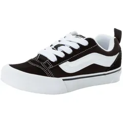 Vans Knu Skool Sneaker für Kinder und Jugendliche - Sneaker low, sportlich und ideal für Skateboarding, aus robustem Leder und Textil, mit runder Schuhspitze und leicht profiliertem Gummisohle für optimalen Halt.