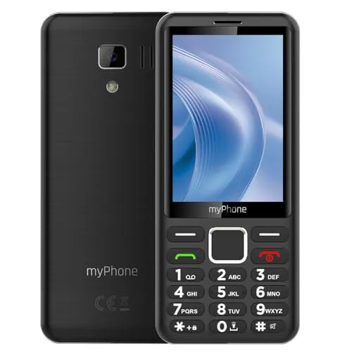 Myphone 3510 (Schwarz) Dual SIM 3.5" 4G - Kompaktes Mobiltelefon mit Dual SIM, ideal für den täglichen Einsatz. Mit 128MB Speicher und 4G-Unterstützung für schnelle Verbindungen.