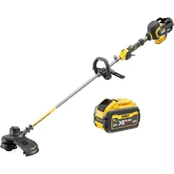 DeWalt DCM 571 Akku Motorsense 54 V FlexVolt mit 12 Ah Akku - Leistungsstarker Akku-Rasentrimmer für dichte Vegetation. Mit bürstenlosem Motor für lange Lebensdauer und flexibler Einsatz durch verschiedene Schneidwerkzeuge. Ideal für Gartenprofis und anspruchsvolle Anwendungen.