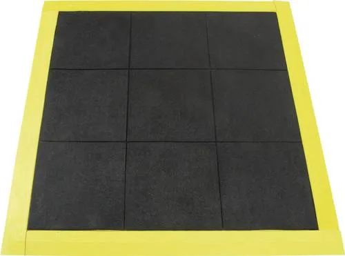 COBA Europe ST010001 Solid Fatigue Step Arbeitsplatzmatte - Werkstatteinrichtung, ideal zur Vorbeugung von Ermüdung bei langen Stehphasen, modulare Bauweise für einfache Verlegung.