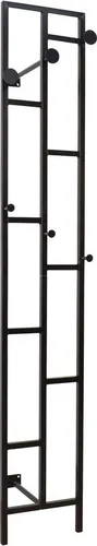 INOSIGN Wandgarderobe aus Metall, Höhe 180 cm, schwarz - Sonstige Elektroinstallationsartikel, elegante Wandgarderobe mit 6 Haken und pflegeleichter pulverbeschichteter Oberfläche – ideal für einen modernen Wohnstil.