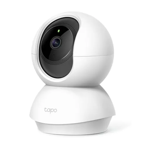 Tapo C21A 2K 3MP Überwachungskamera innen 360°, Nachtsicht, Bewegungserkennung, Zwei-Wege-Audio, Baby-Schreierkennung, microSD-Karten bis zu 512GB