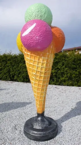 Dekoration Laden Aufsteller Eis Diele Handel Dekoration 145cm XXL Werbung B365