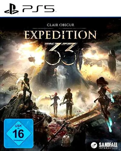 Clair Obscur: Expedition 33 [AT-PEGI] (PS5) - Spiele für PlayStation 5. Entdecke eine zauberhafte, schaurige Welt mit rundenbasiertem Kampf und Echtzeit-Aktionen. Erlebe atemberaubende Grafik und einen herzzerreißenden Soundtrack.