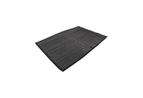 REIMO Vorzeltteppich Black 3,00x4,00m - Beidseitig verwendbar - Der beidseitig verwendbare Vorzeltteppich schützt vor Bodenkälte und Dreck. Mit strapazierfähigem Material und praktischem Rand, ideal für Camping und Freizeit.
