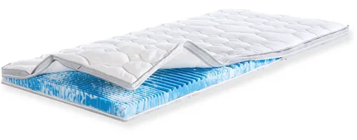 f.a.n. 7-Zonen Gelschaum-Matratzentopper Gel-Feeling (90 X 200 CM) - Topper für optimalen Schlafkomfort, kombiniert die Vorteile von Visko- und Kaltschaum für druckentlastende Unterstützung und hervorragendes Liegegefühl.