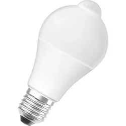 Osram LED Leuchtmittel Motion Sensor Classic E27 11W - Energiesparlampe mit Bewegungsmelder, warmweißes Licht für mehr Sicherheit und Komfort im Außenbereich, Lebensdauer bis zu 25.000 Stunden.