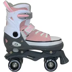 Cox Swain Kinder Rollschuhe - Joel - Größenverstellbar in Pink - Stylische und robuste Rollschuhe für Kinder mit verstellbarer Größe. Ideal für aktiven Spaß und ein sicheres Fahrgefühl dank ABEC-5 Kugellager und verstärktem Design.