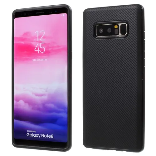 Hybrid Silikon Handy Hülle für Samsung Galaxy Grand Prime+ Case Tasche Schwarz