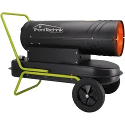 Heizkanone Bauheizer Diesel 20kW - Effektive Hallenheizung - Bauheizgerät mit 20 kW Heizleistung, ideal für große Räume. Hohe Luftumwälzung von 550m³/Stunde sorgt für schnelle Wärmeverteilung.