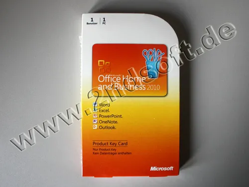 Office 2010 Home and Business (PKC), französisch / français- neu, T5D-00298