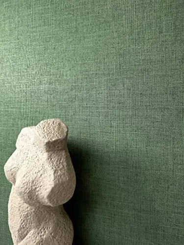 Newroom Vliestapete in Grün - Einfarbige Leinen-Optik für jeden Raum - Moderne Vliestapete in eleganter Grünfarbe, ideal für Wohnzimmer, Schlafzimmer und Küche. Wasser- und dampfbeständig, einfach zu verarbeiten und restlos trocken abziehbar.