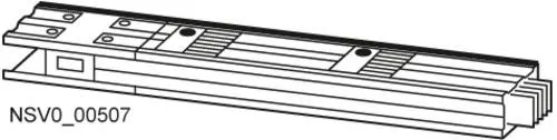 Siemens BVP:261750 BD2C-3-1250-SB-2 Schienenkasten Kupfer Lichtgrau 699mm² 1250A 690 V/AC 1St.