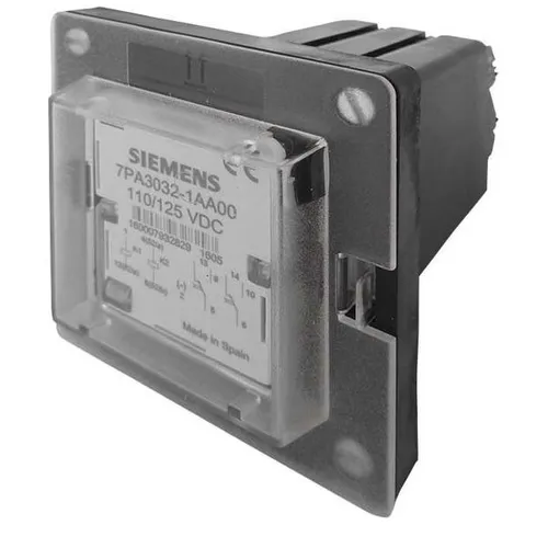 Siemens Schaltrelais 7PA3012-1AA00-0 - Hochwertiges Schaltrelais für industrielle Anwendungen, kompakt und zuverlässig. Ideal für den Einsatz in Steuerungssystemen mit 24/30 V DC.