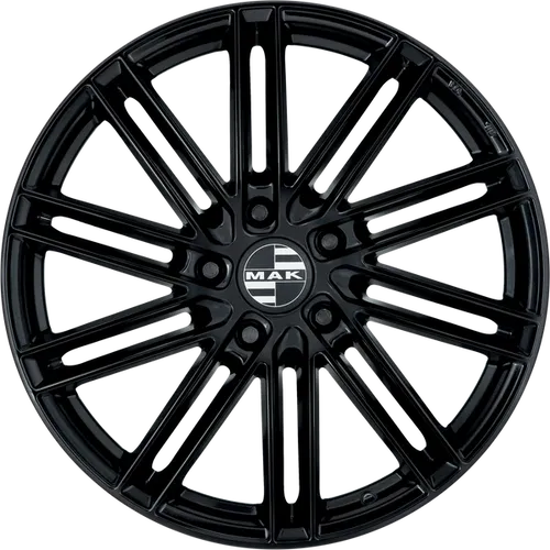 Mak Leipzig-D Gloss Black Alufelge 10x21 ET50 - Auto & Motorrad - Stilvolle 10x21 Zoll Alufelge in glänzendem Schwarz, ideal für einen sportlichen Look und optimale Fahrleistung.
