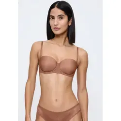 Triumph Signature Sheer Wired Balconette BH Braun C 70 Damen - Eleganter Balconette BH aus feinem Mesh – bietet perfekten Halt und ein schmeichelndes Dekolleté. Ideal für einen unsichtbaren Look unter der Kleidung. Jetzt bei timarco.de entdecken!