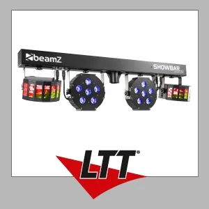 beamZ SB02 ShowBar Akku 2x Derby und 2x PAR
