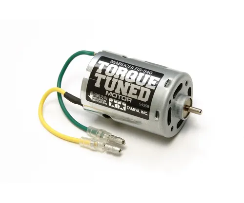 TAMIYA MABUCHI RS-540 "TORQUE TUNED" MOTOR 25T - Elektromotoren mit verbesserter Leistung für RC-Cars, bietet höhere Höchstgeschwindigkeit und Beschleunigung im Vergleich zu Standardmotoren.
