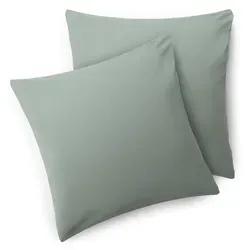 Blumtal Kissenbezug, Grün, Textil, Quadratisch, 50x50 cm, Oeko-Tex® Standard 100, Wohntextilien, Bezüge, Kissenbezüge
