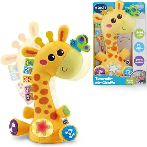 Tanz-mit-mir-Giraffe - Sonstiges Spielzeug, interaktive Spielzeuggiraffe fördert Bewegung und Rhythmusgefühl bei Kindern.