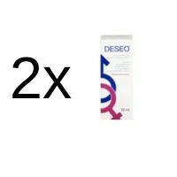 DESEO 2 x 50 ml - Nahrungsergänzungsmittel für sexuelle Gesundheit - DESEO® unterstützt Männer bei der Rückgewinnung ihrer sexuellen Manneskraft und hilft Frauen gegen Libidoverlust.