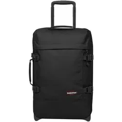Eastpak TRANVERZ S Koffer - 42L, Schwarz - Robuster Koffer mit Doppelfach und elastischen Zugbändern für sicheres Packen. Ideal für Reisen, leicht zu manövrieren dank der hochwertigen Rollen.
