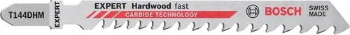 EXPERT 'Hardwood Fast' T 144 DHM Stichsägeblatt - 10 Stück - Sägeblätter für Hartholz & abrasiven Materialien, herausragende Lebensdauer dank Carbide-Zähnen, ideal für Profis und anspruchsvolle Projekte.