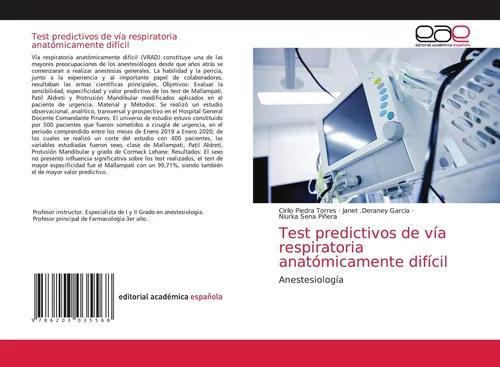 Test predictivos de vía respiratoria anatómicamente difícil Cirilo Piedra Torres